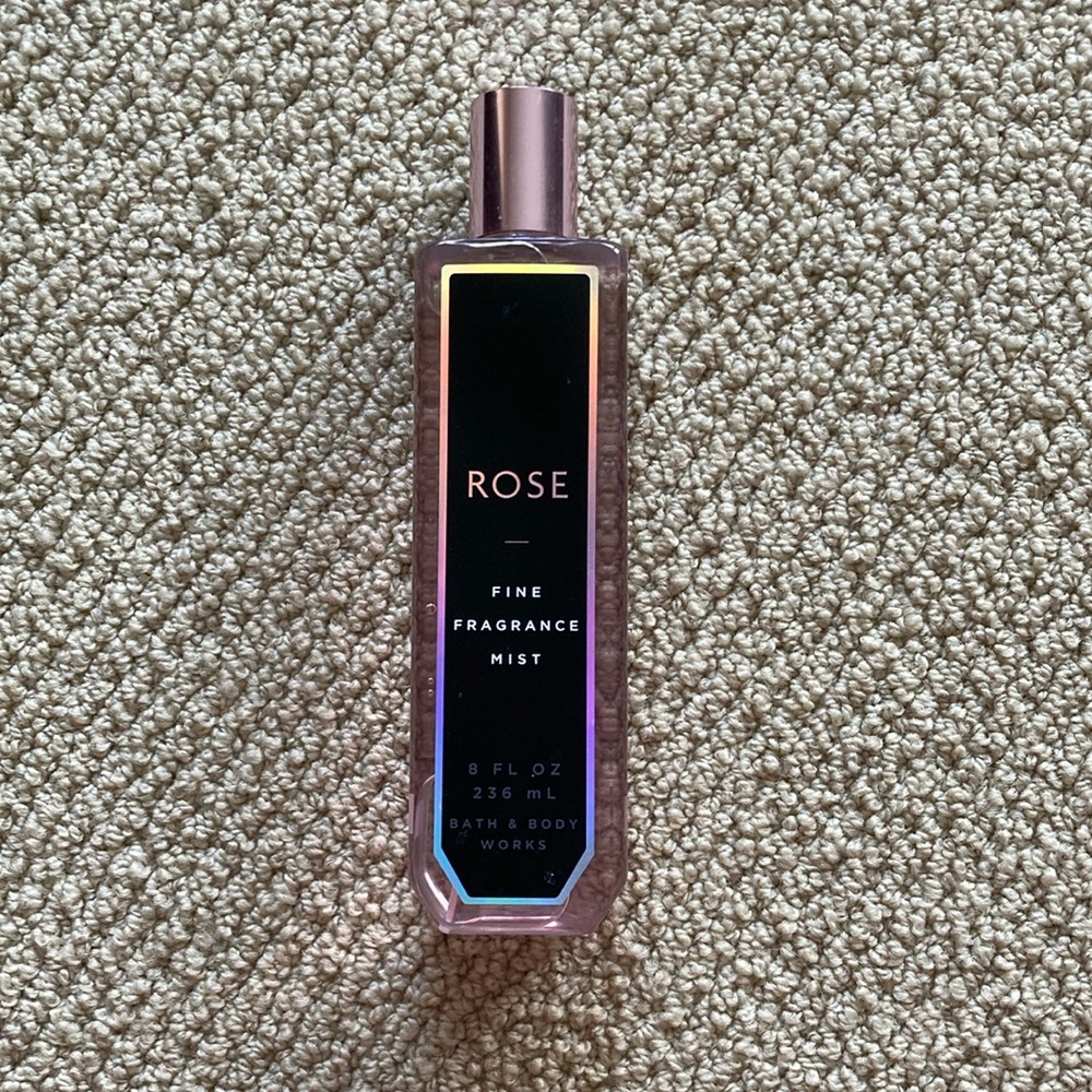 NEW Bath & Body Works Rose Fine Fragrance Mist Spray 8 fl oz RARE NWOB